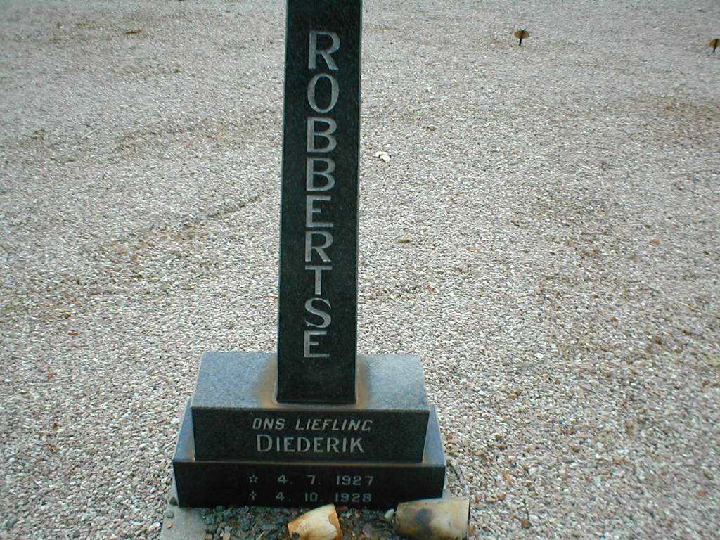 ROBBERTSE Diederik 1927-1928