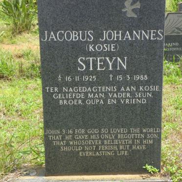 STEYN Jacobus Johannes 1925-1988