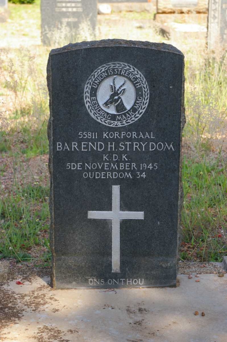 STRYDOM Barend H. -1945