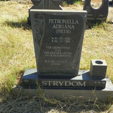STRYDOM Petronella Adriana 1926-2001