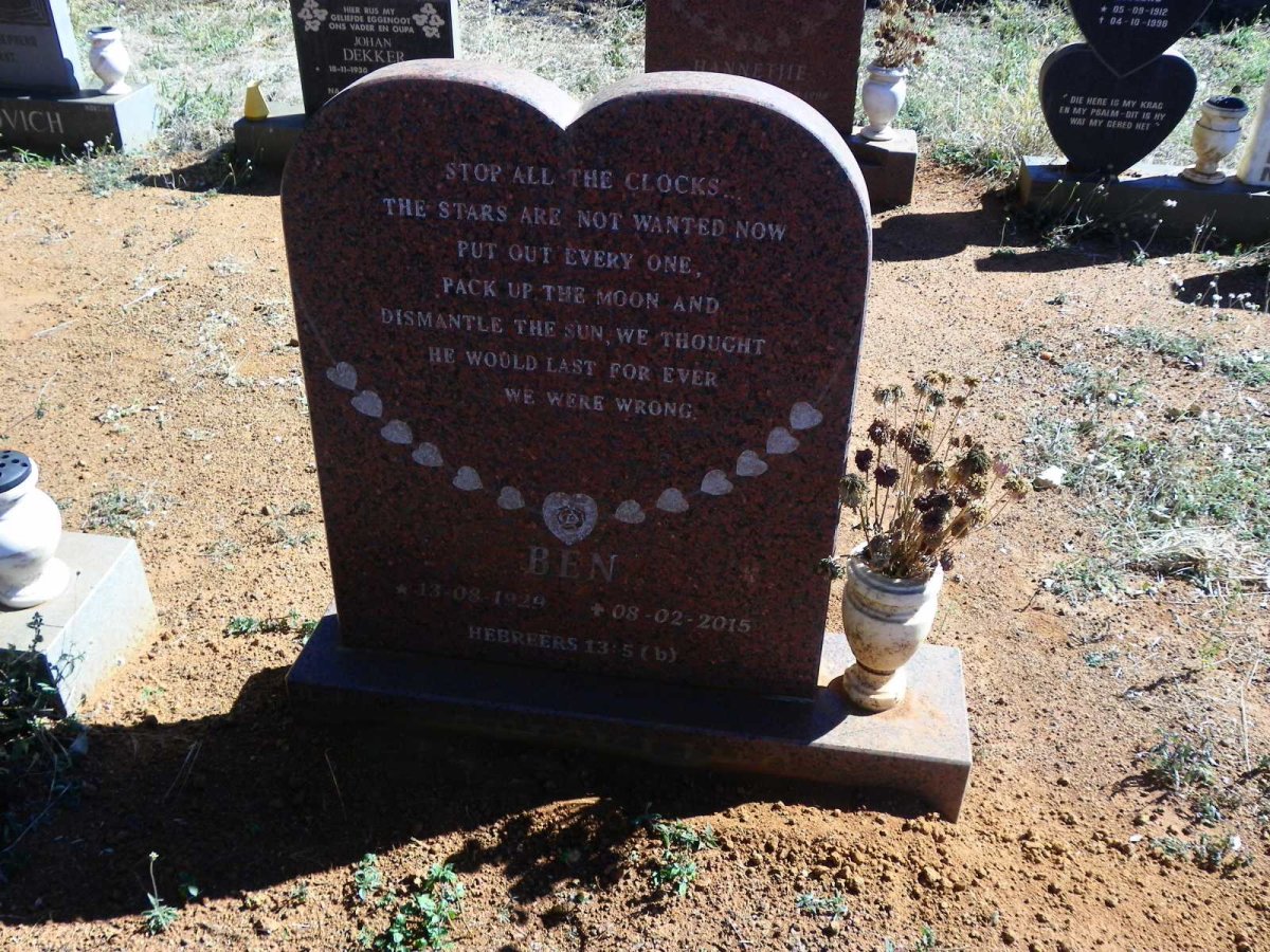 STICKLING Ben 1929-2015