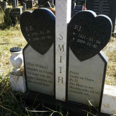 SMITH F.J. 1927-2009 & E.E. 1923-2003