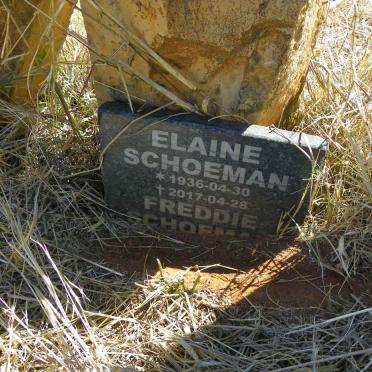SCHOEMAN Freddie & Elaine 1936-2017