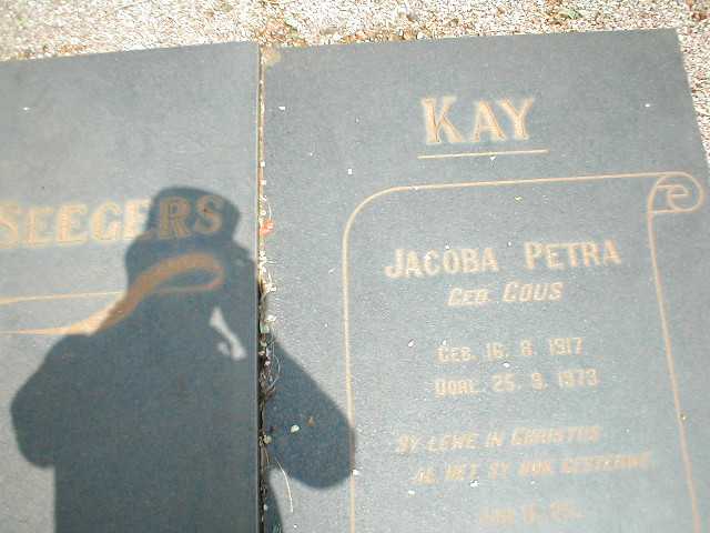 SEEGERS Jan George 1910-1981 & Jacoba Petra GOUS 1917-1973 _2