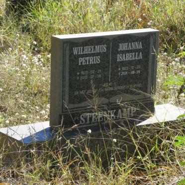 STEENKAMP Wilhelmus Petrus 1923-2002 &amp; Johanna Isabella 1923-2021