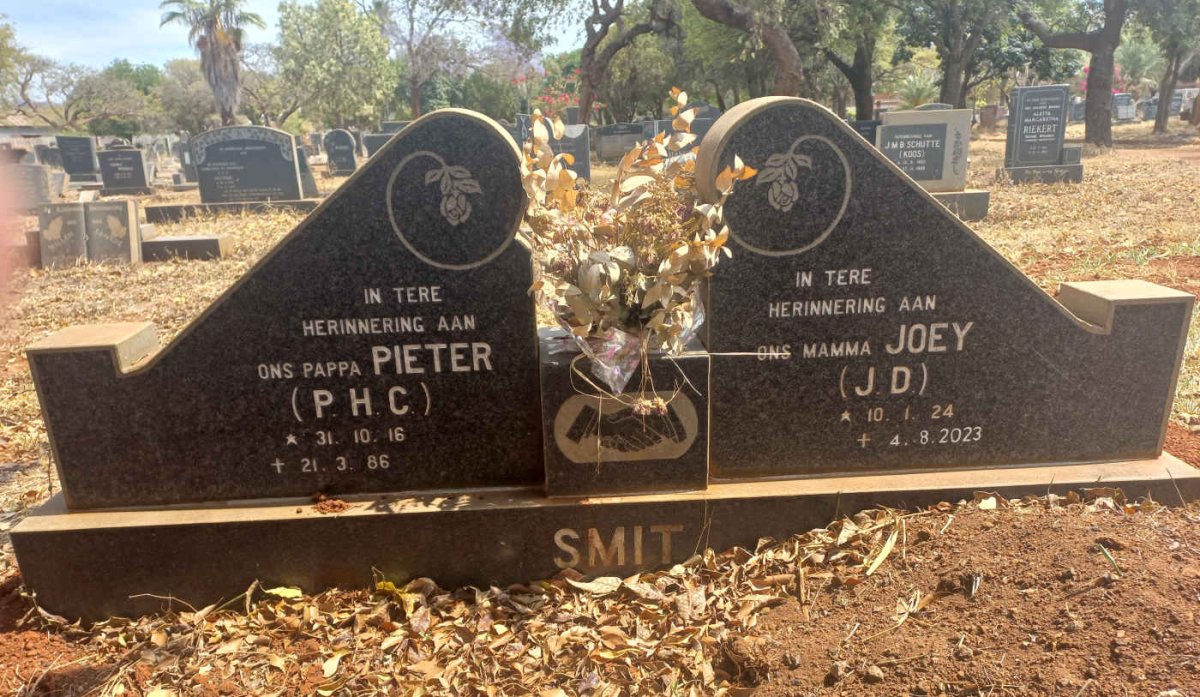 SMIT P.H.C. 1916-1986 &amp; J.D. 1924-2023