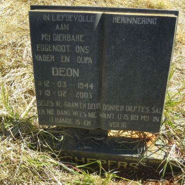 SCHEPERS Deon 1944-2003