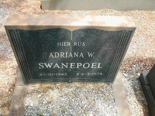 SWANEPOEL Adriana W. 1942-1978