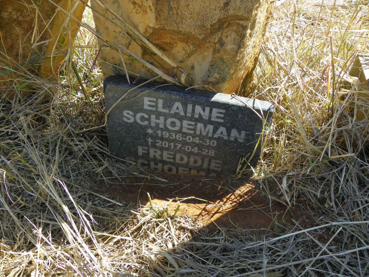 SCHOEMAN Freddie & Elaine 1936-2017