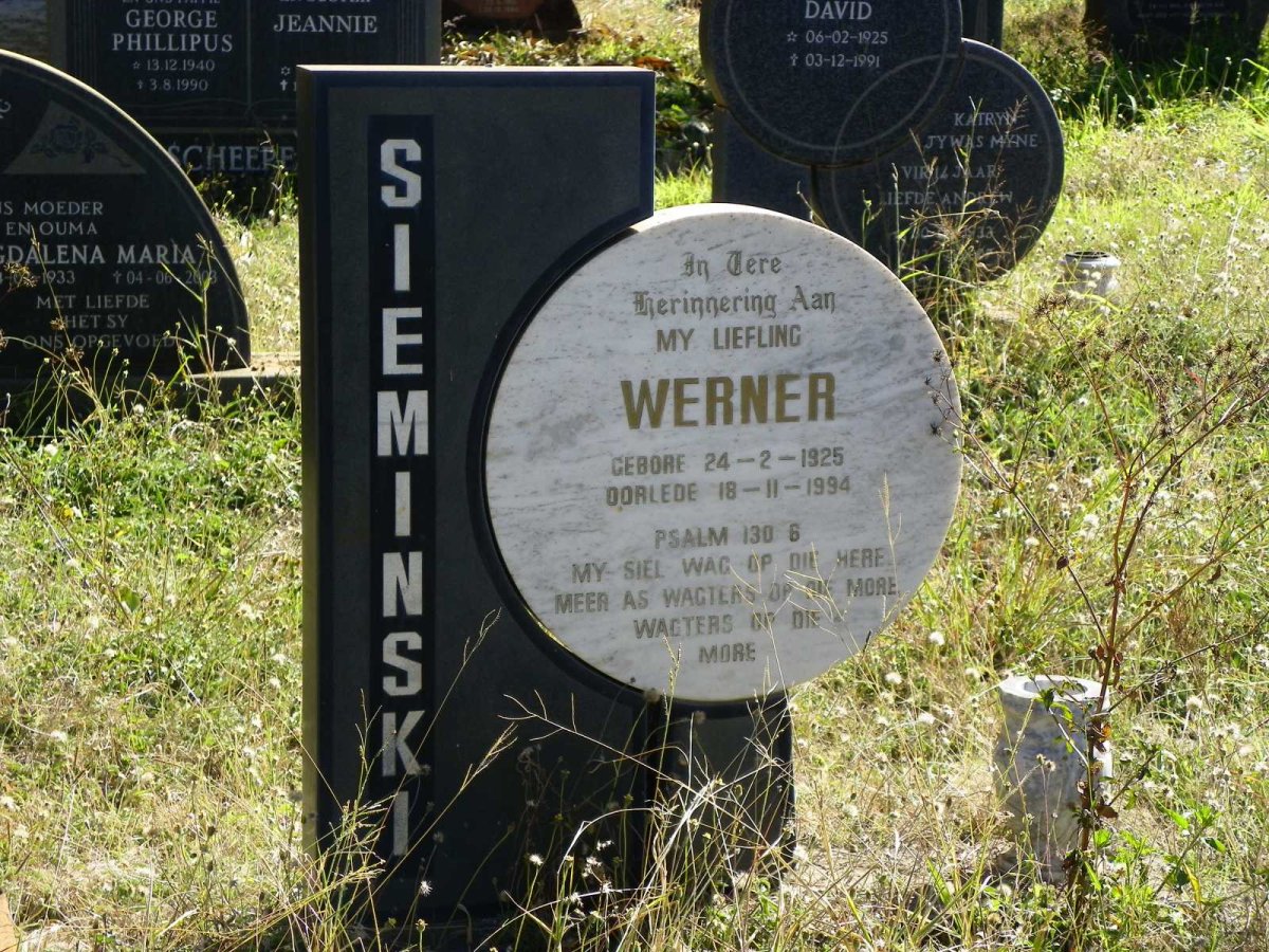SIEMINSKI Werner 1925-1994