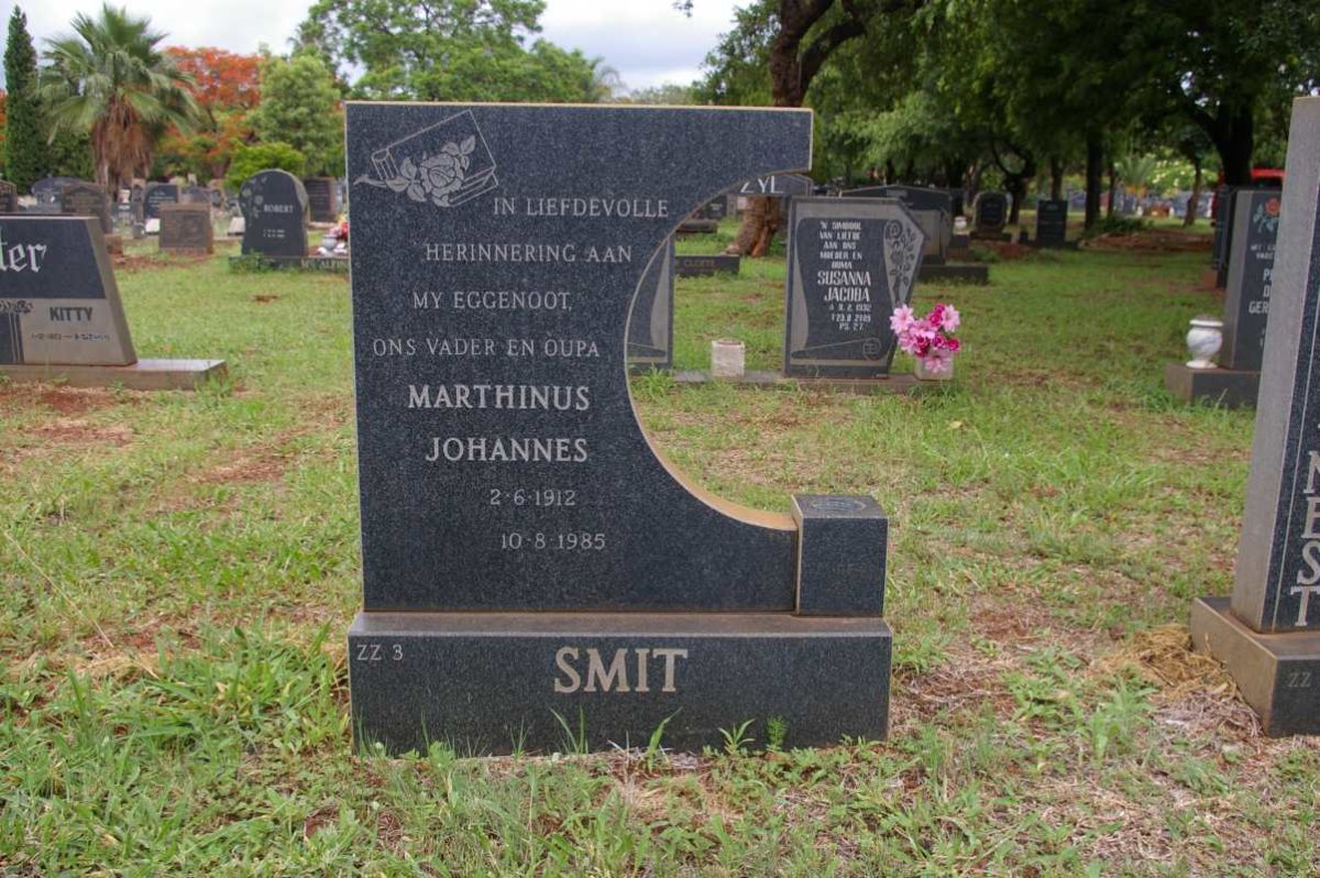 SMIT Marthinus Johannes 1912-1985