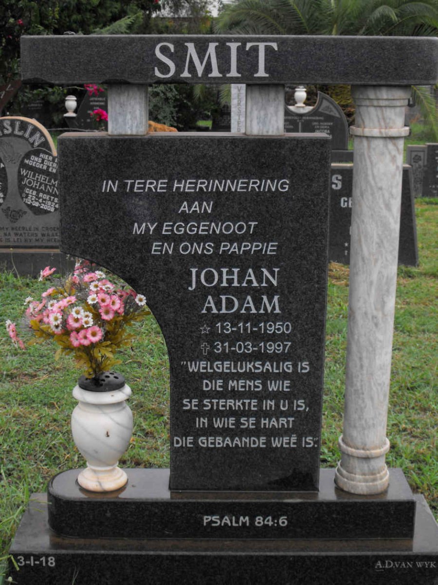 SMIT Johan Adam 1950-1997