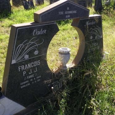 TOIT Francois P.J.J., du 1925-2014 &amp; Louisa Eleonora 1933-1991 _2