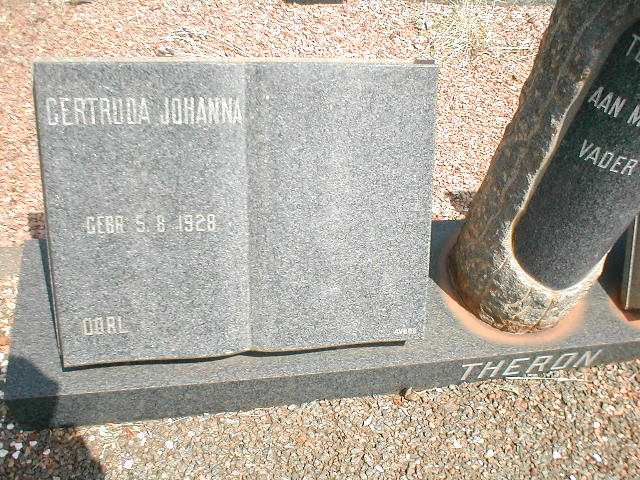 THERON Gertruda Johanna 1928-