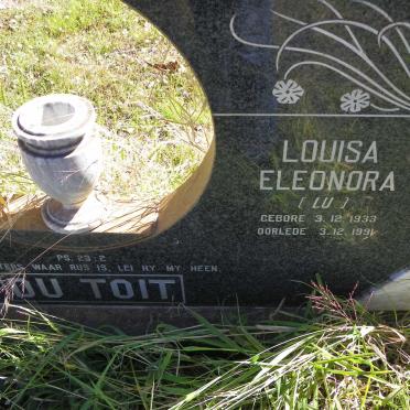 TOIT Francois P.J.J., du 1925-2014 &amp; Louisa Eleonora 1933-1991 _1