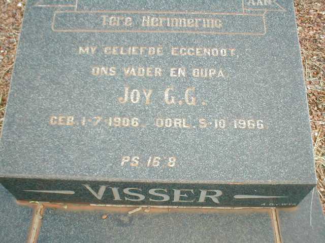 VISSER Joy C.G. 1906-1966