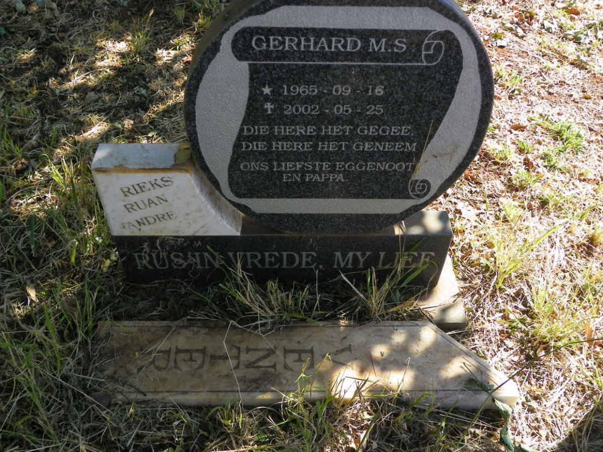 VENTER Gerhard M.S. 1965-2002