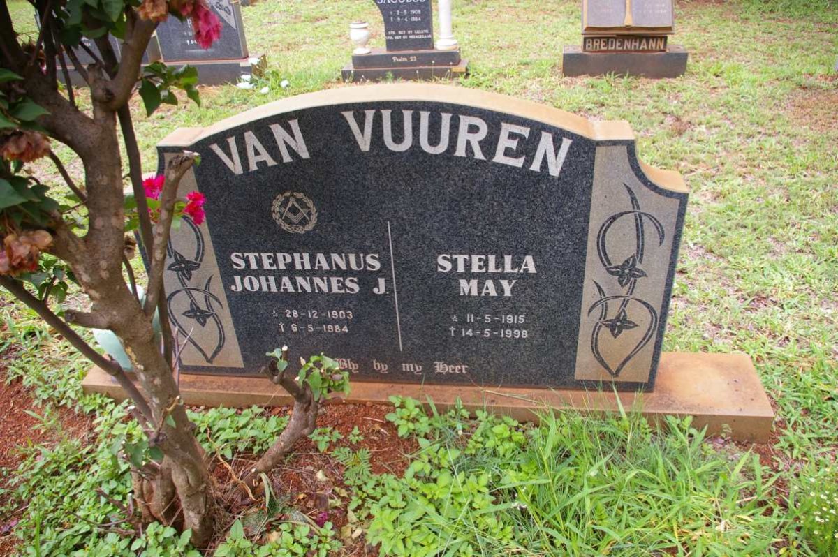 VUUREN Stephanus Johannes J., van 1903-1984 &amp; Stella May 1915-1998