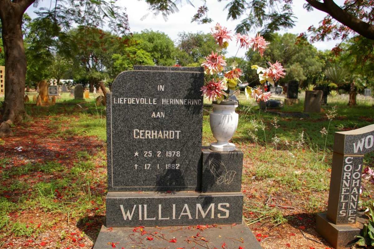 WILLIAMS Gerhardt 1978-1982