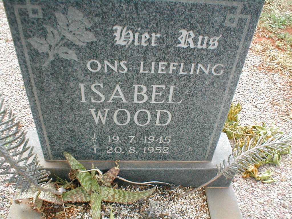 WOOD Isabel 1945-1952