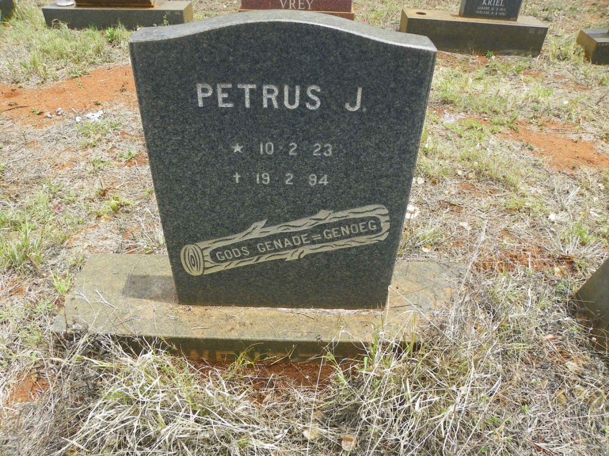WENTZEL Petrus J. 1923-1994