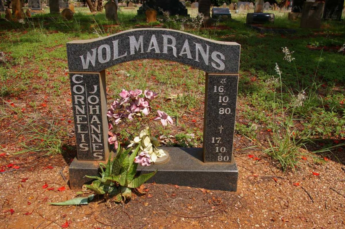 WOLMARANS Cornelis Johannes 1880-1980