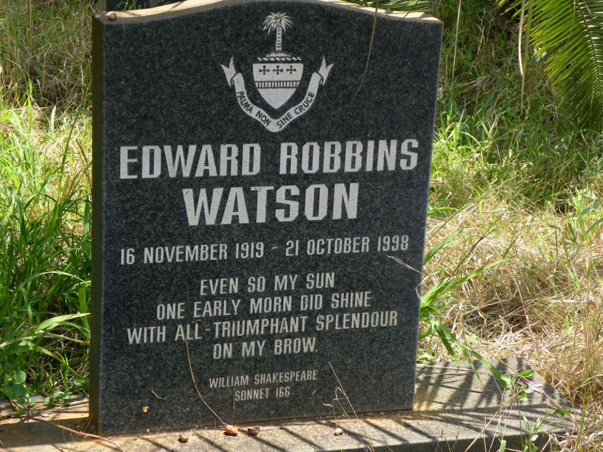 WATSON Edward Robbins 1919-1998