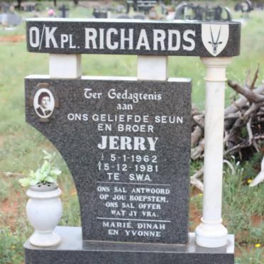 RICHARDS Jerry 1962-1981