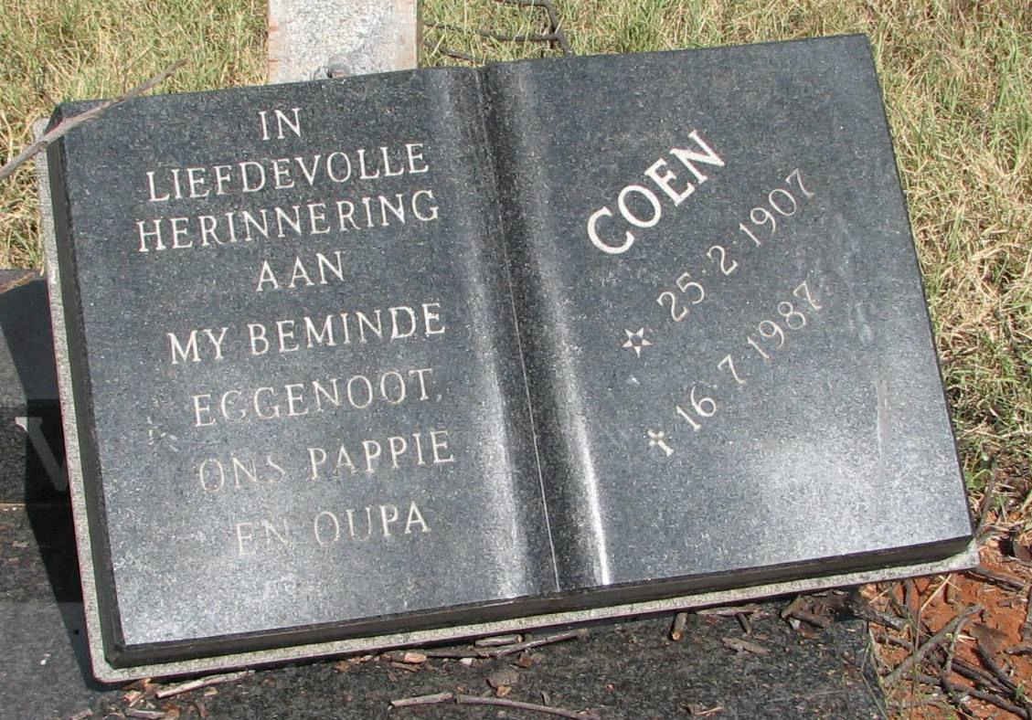 ? Coen 1907-1987