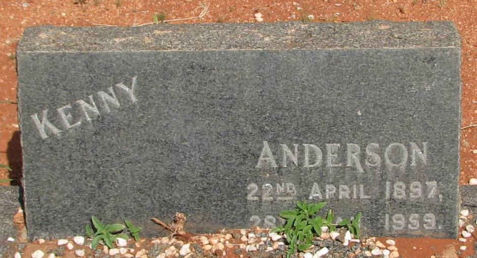 ANDERSON Kenny 1897-1959