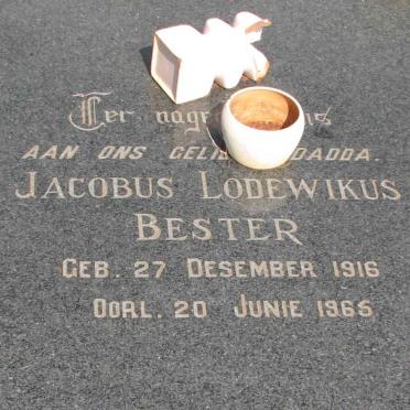 BESTER Jacobus Lodewikus 1916-1965