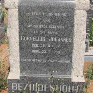 BEZUIDENHOUT  Cornelius Johannes 1907-1969