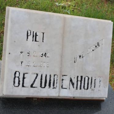 BEZUIDENHOUT Piet 1942-1978