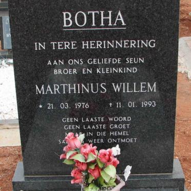 BOTHA Marthinus Willem 1976-1993