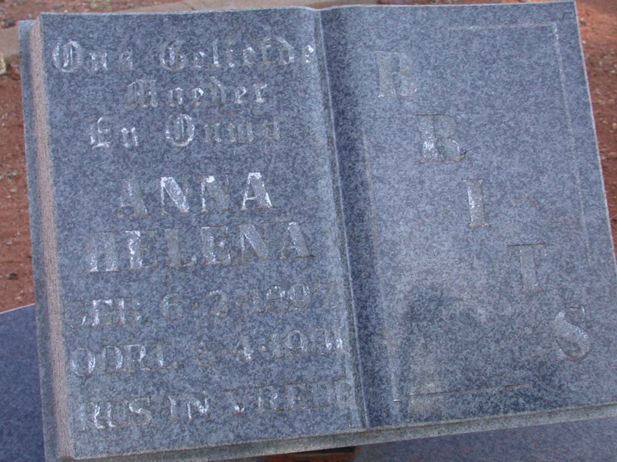 BRITS Anna Helena 1897-190?