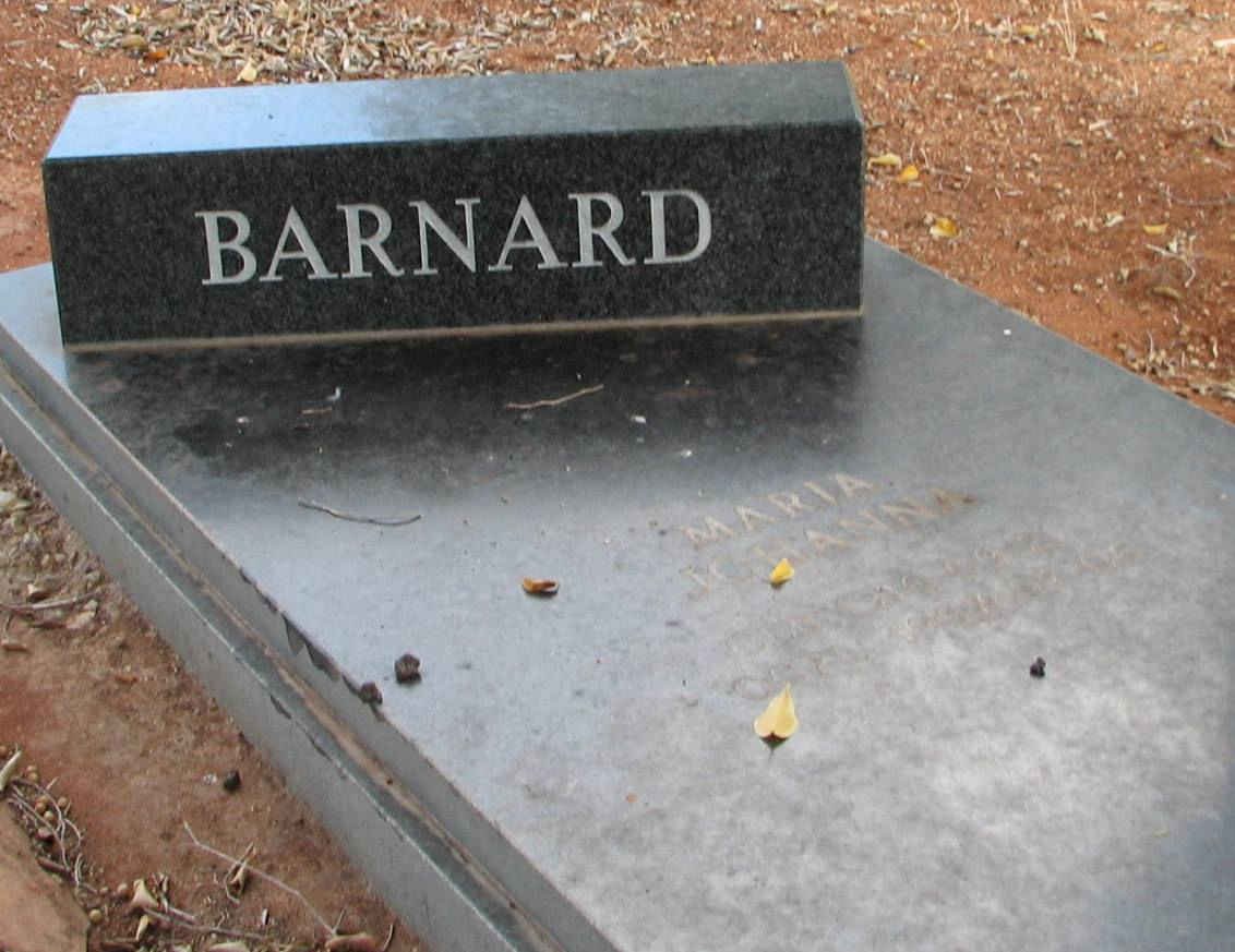 BARNARD Maria Johanna