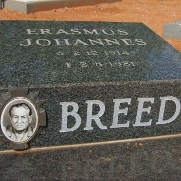BREEDT Erasmus Johannes 1914-1981