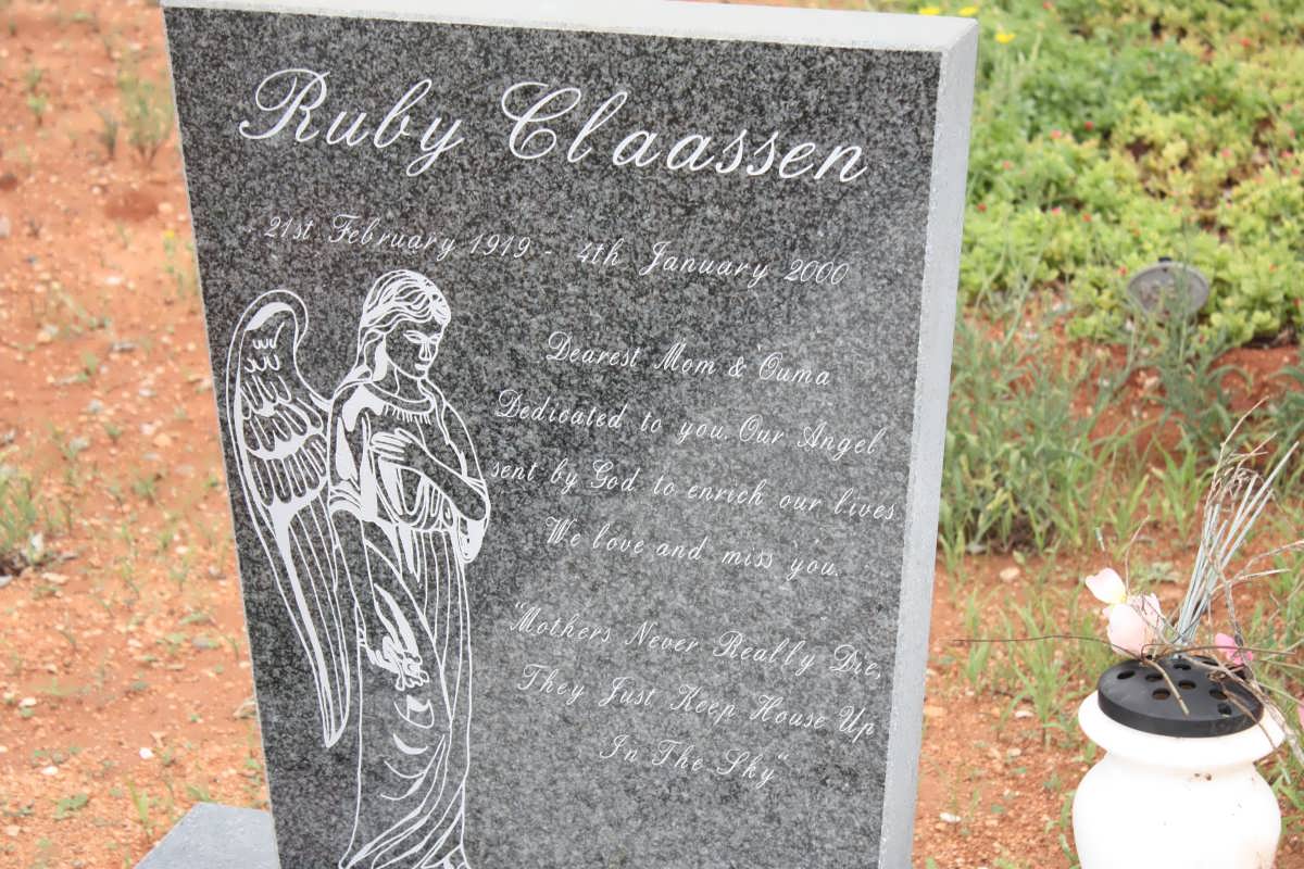 CLAASSEN Ruby 1949-2000