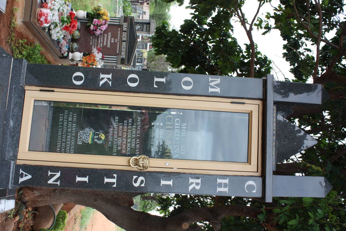 CHISANGA Moloko Christina 1954-2006