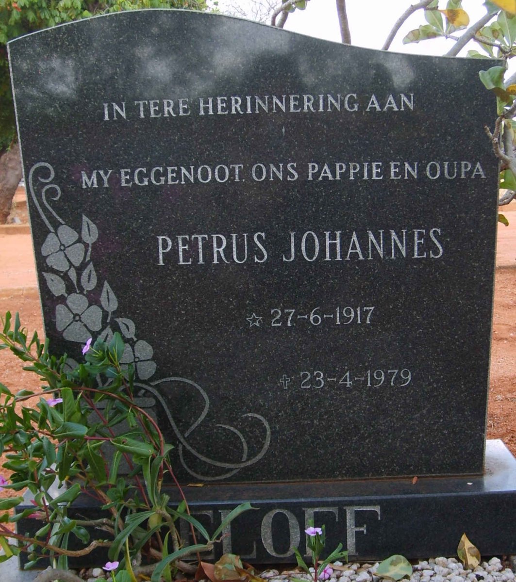 ELOFF Petrus Johannes 1917-1979
