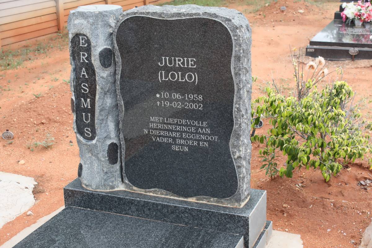 ERASMUS Jurie 1958-2002