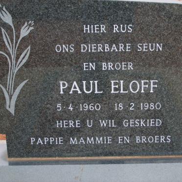 ELOFF Paul 1960-1980
