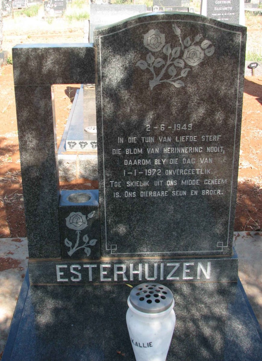 ESTERHUIZEN Kallie 1949-1972