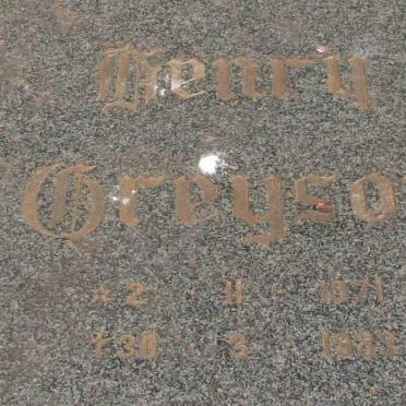 GREYSON Henry 1971-1983