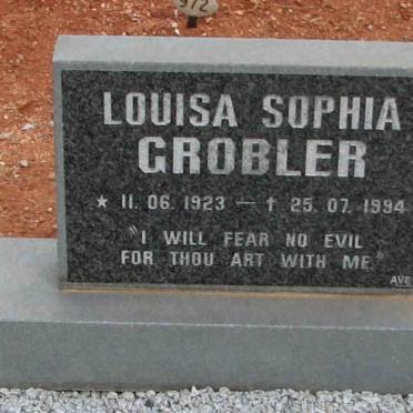 GROBLER Louisa Sophia 1923-1994