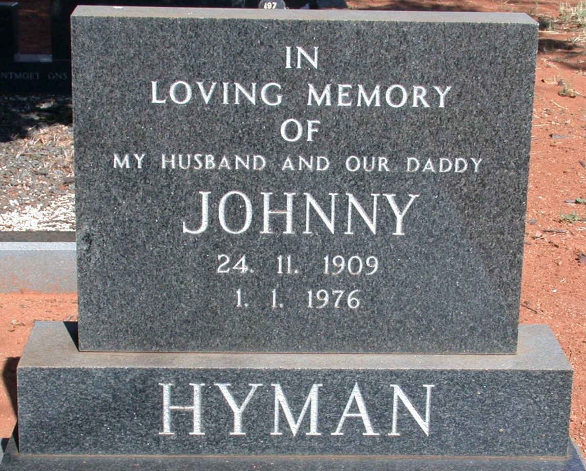 HYMAN Johnny 1909-1976