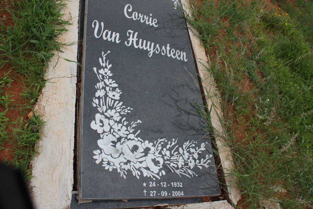 HUYSSTEEN Corrie, van 1932-2004