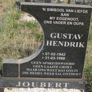 JOUBERT Gustav Hendrik 1942-1998