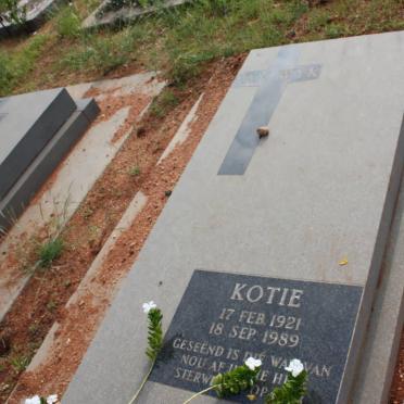 WYK Kotie, van 1921-1989