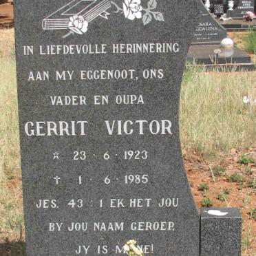 KLEINHAUS Gerrit Victor 1923-1985